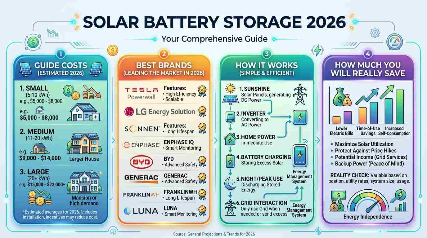 Solar Battery Storage 2026