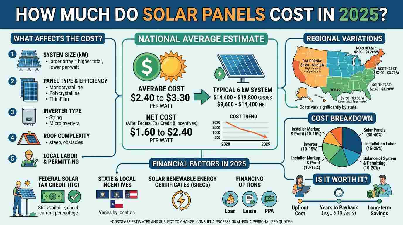 Solar Panel Cost Per Watt (Industry Standard)