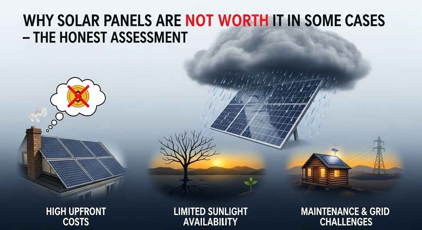 Why Solar Panels Are Not Worth It in Some Cases — The Honest Assessment